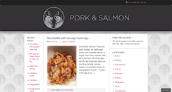 Desktop Screenshot of porkandsalmon.com